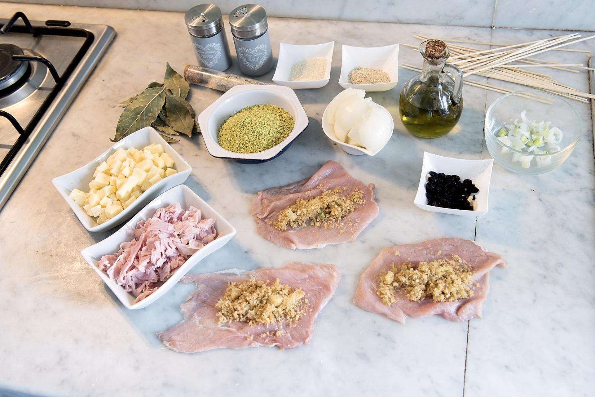 Mercado y clase de cocina en grupo pequeño