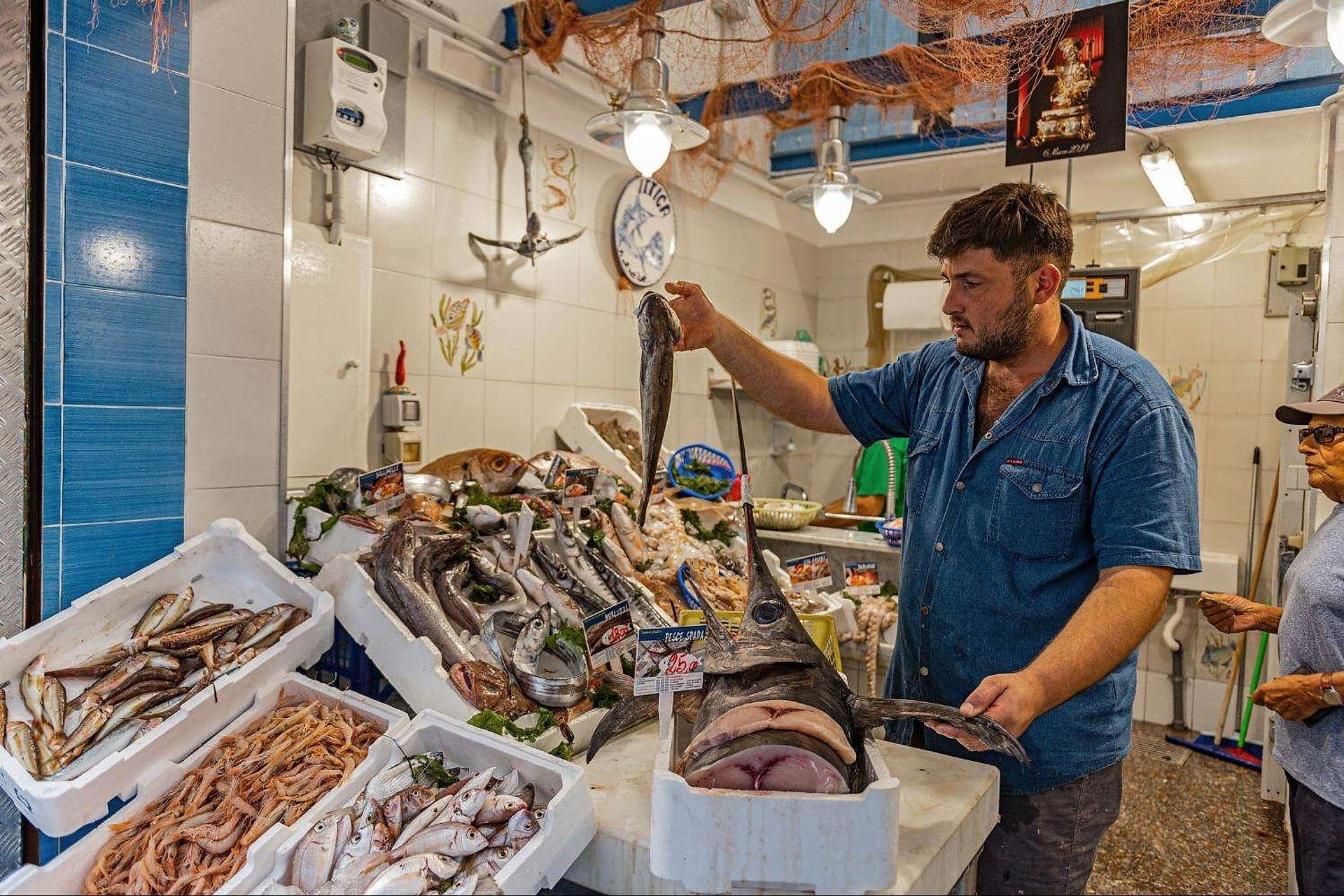 Mercado y clase de cocina con almuerzo