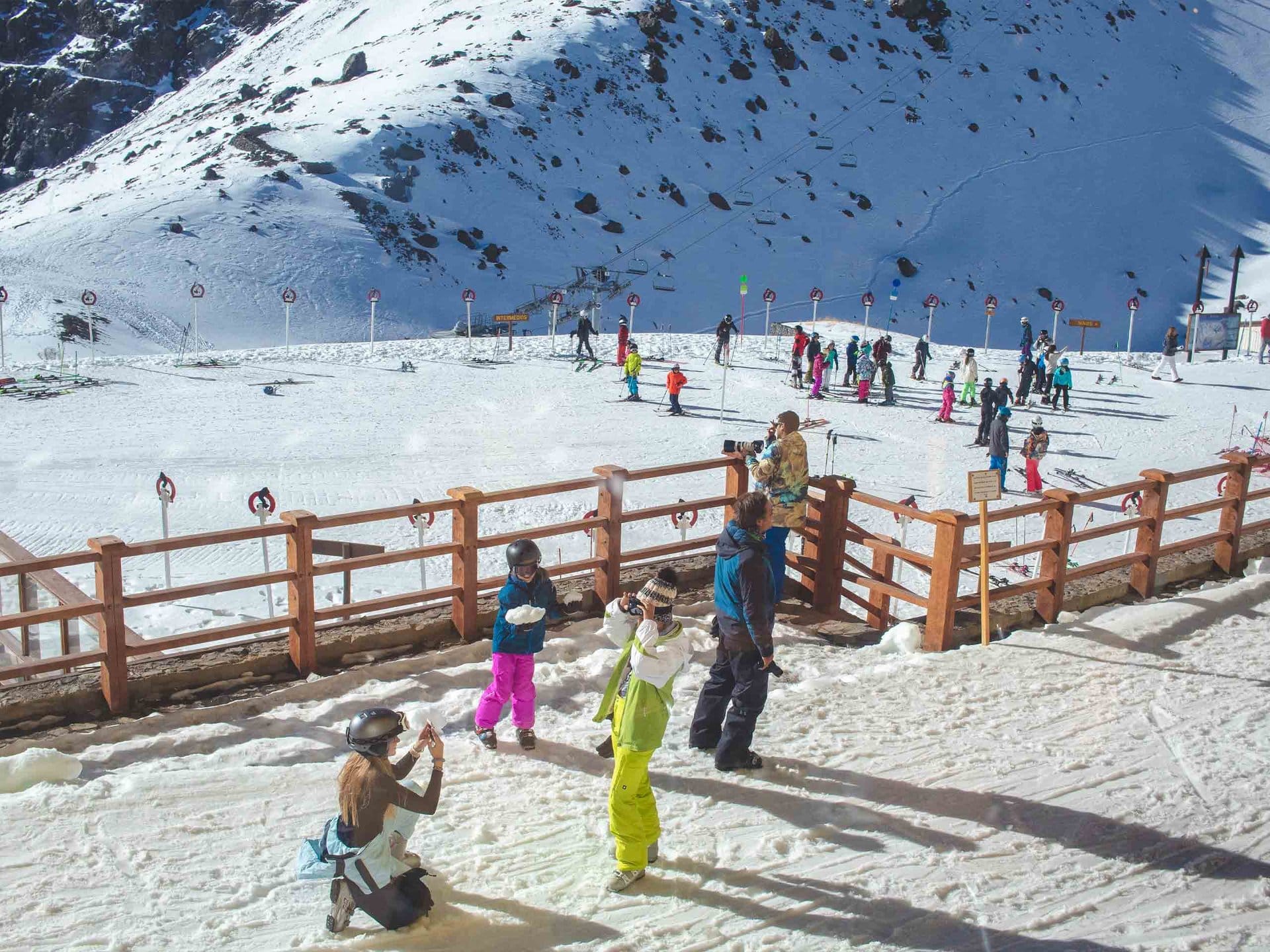 Laguna del Inca, centro de Ski Portillo