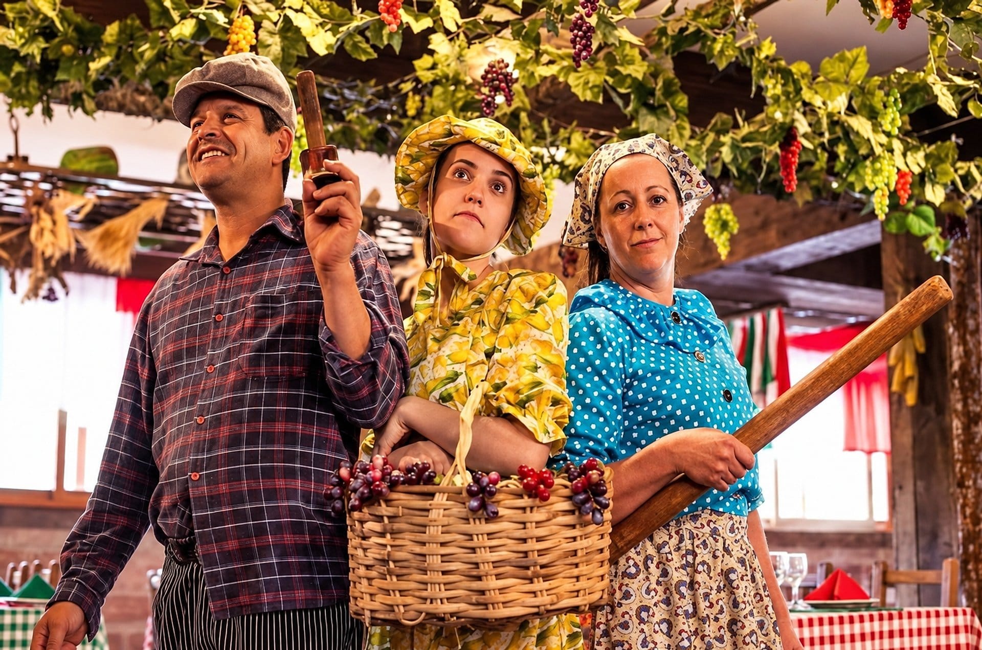 Noche Italiana: cena, show y transporte