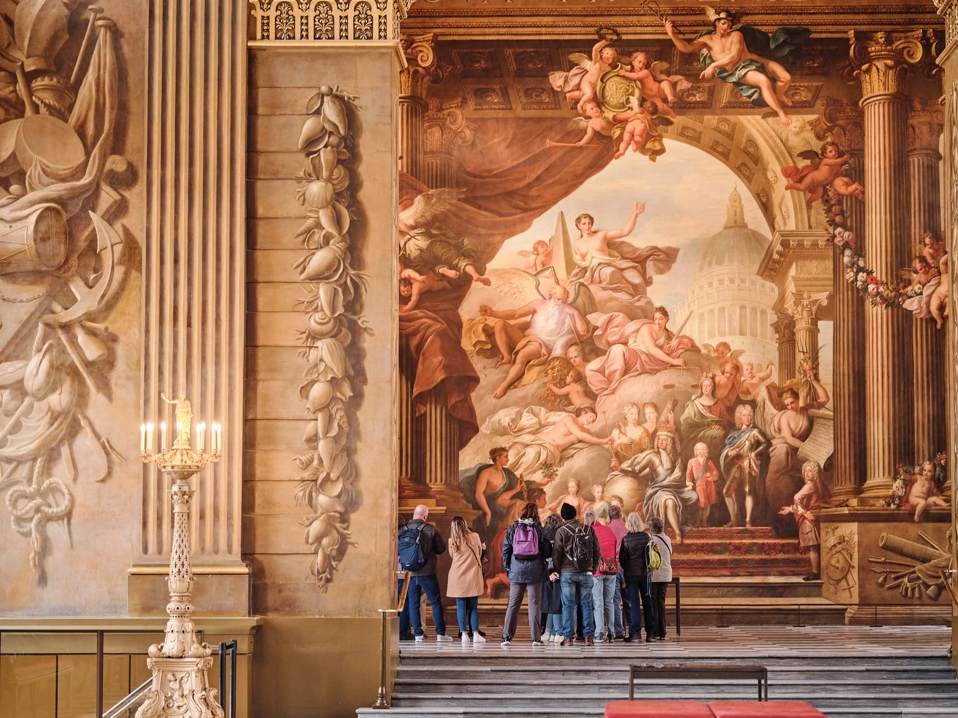 El Salón Pintado del Old Royal Naval College
