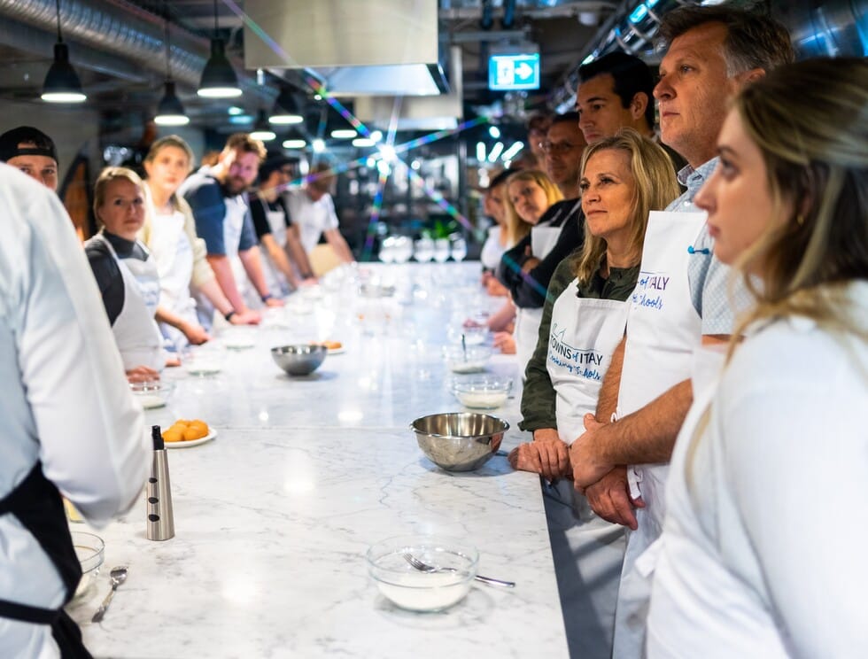Clase de pasta y helado en Milán