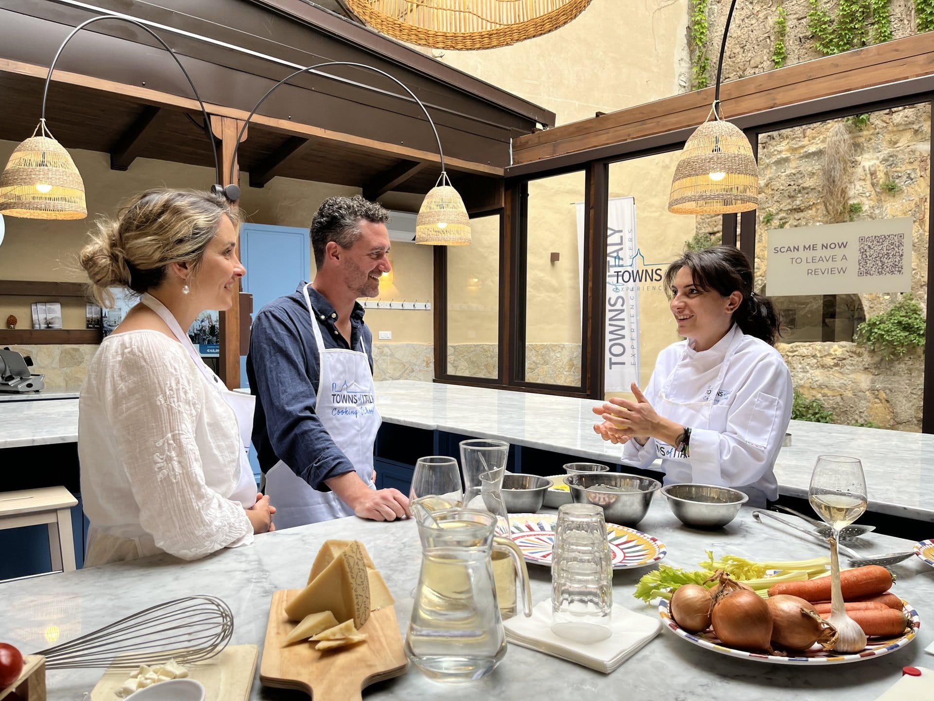 Clase de cocina de pasta y helado en Palermo