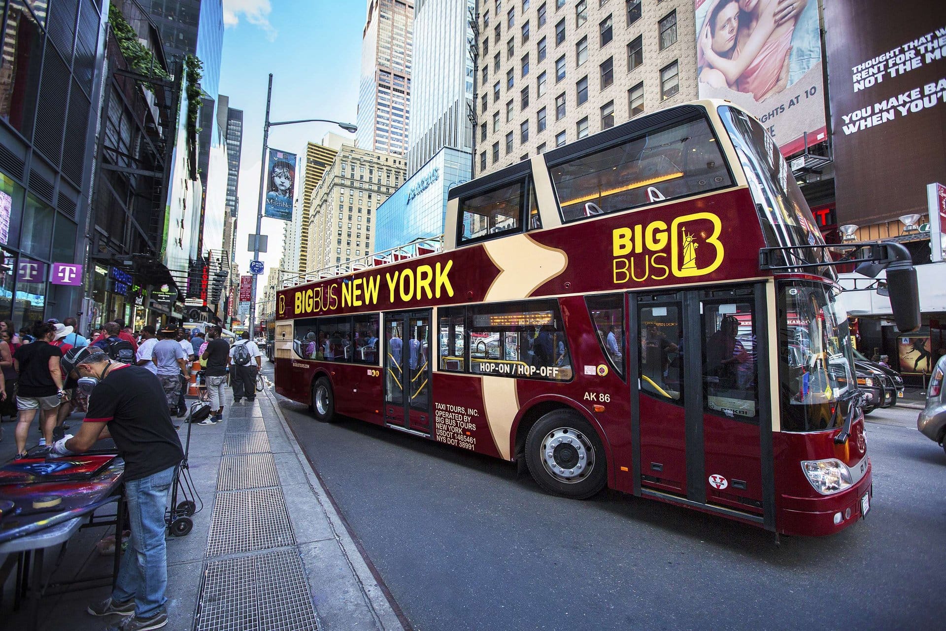 Bus turístico Downtown: hop-on hop-off 24 h
