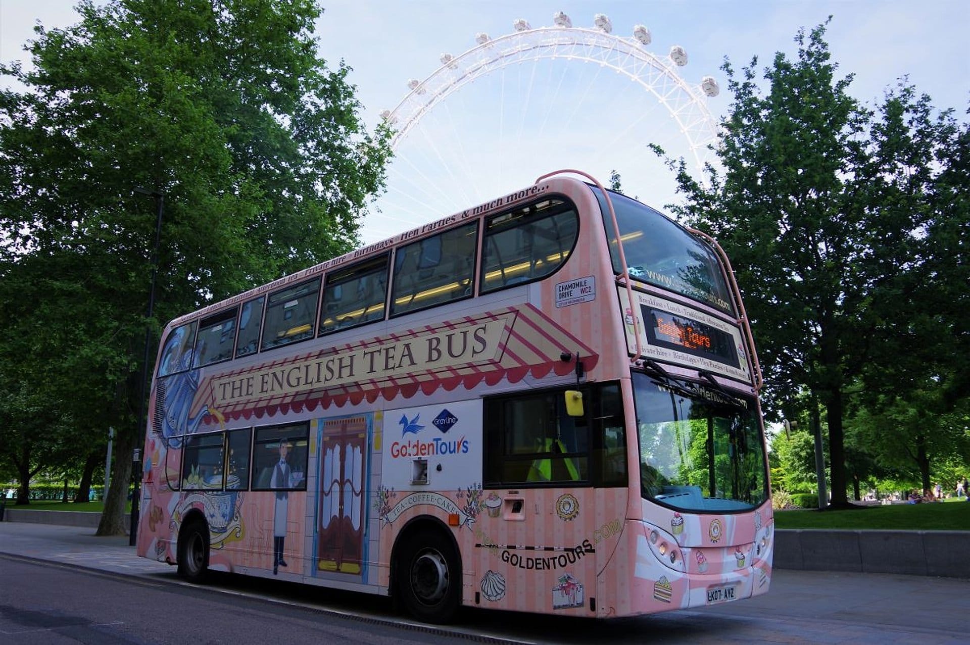 Bus del té de Halloween en Londres