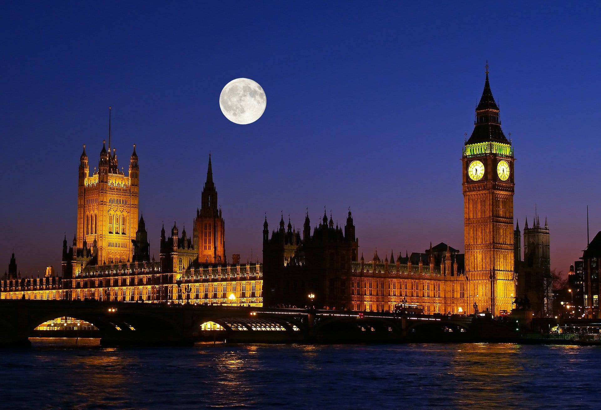 Recorrido a pie nocturno por Westminster