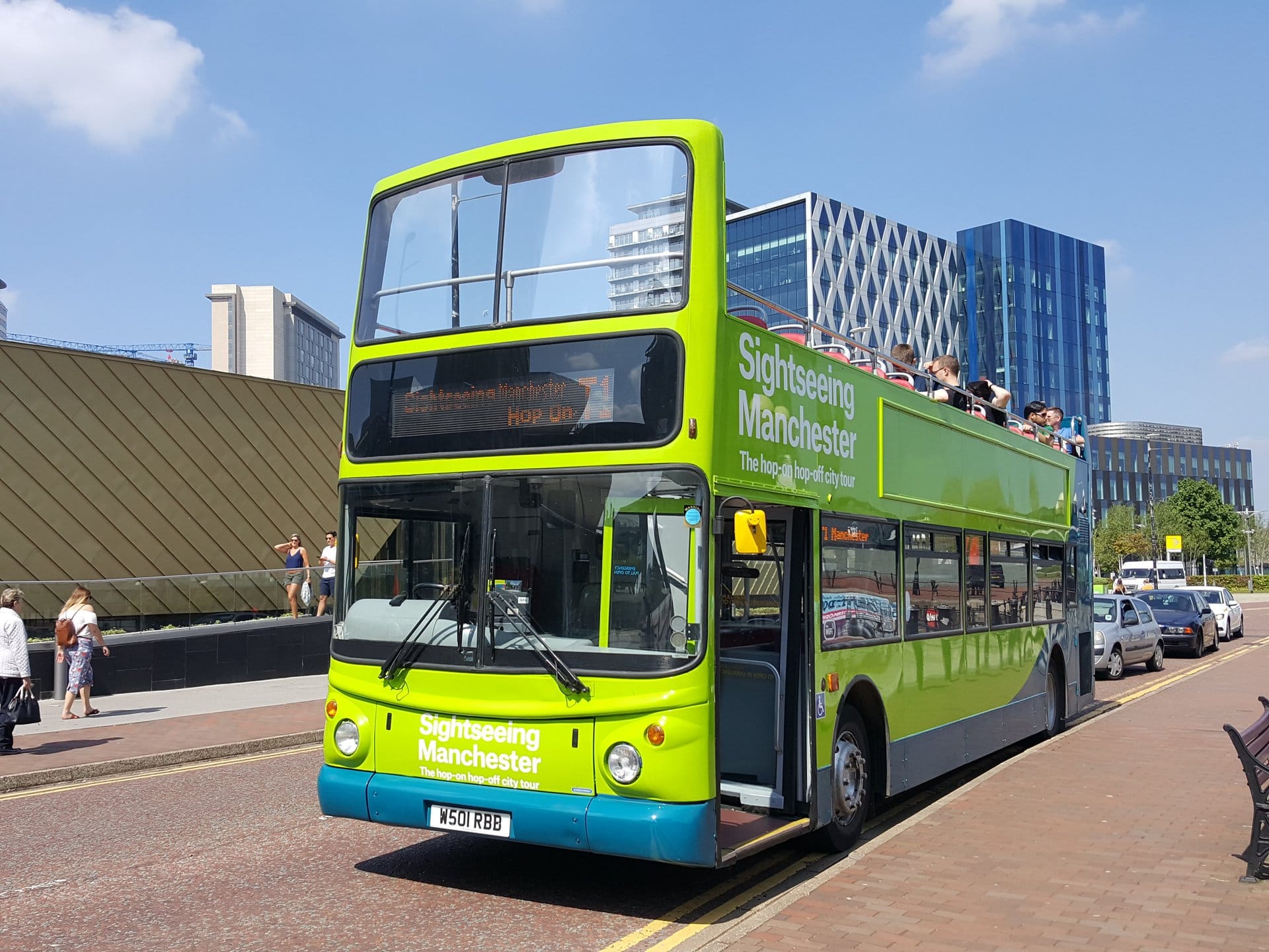 Bus turístico por Manchester