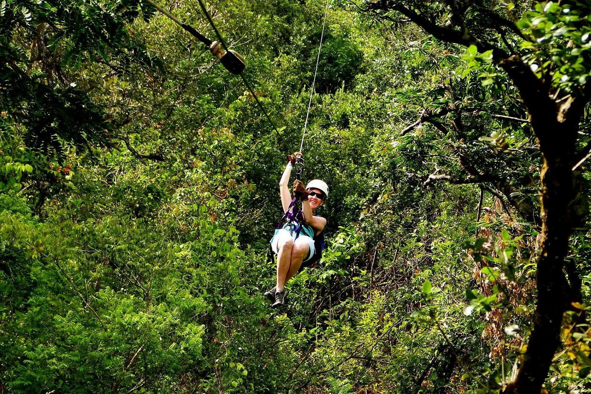 Tirolesa extrema y divertida en Puerto Plata
