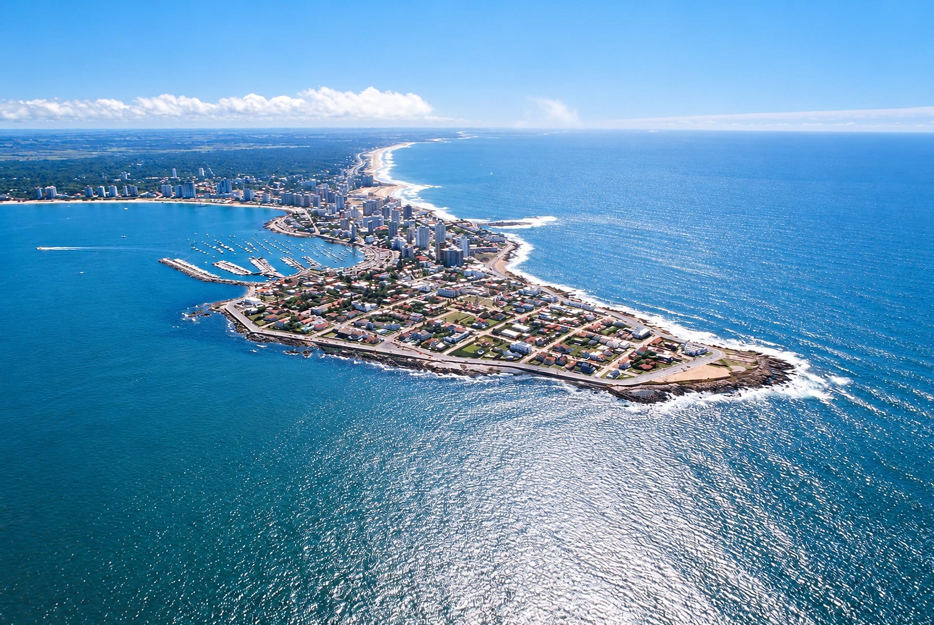 Punta del Este desde Montevideo