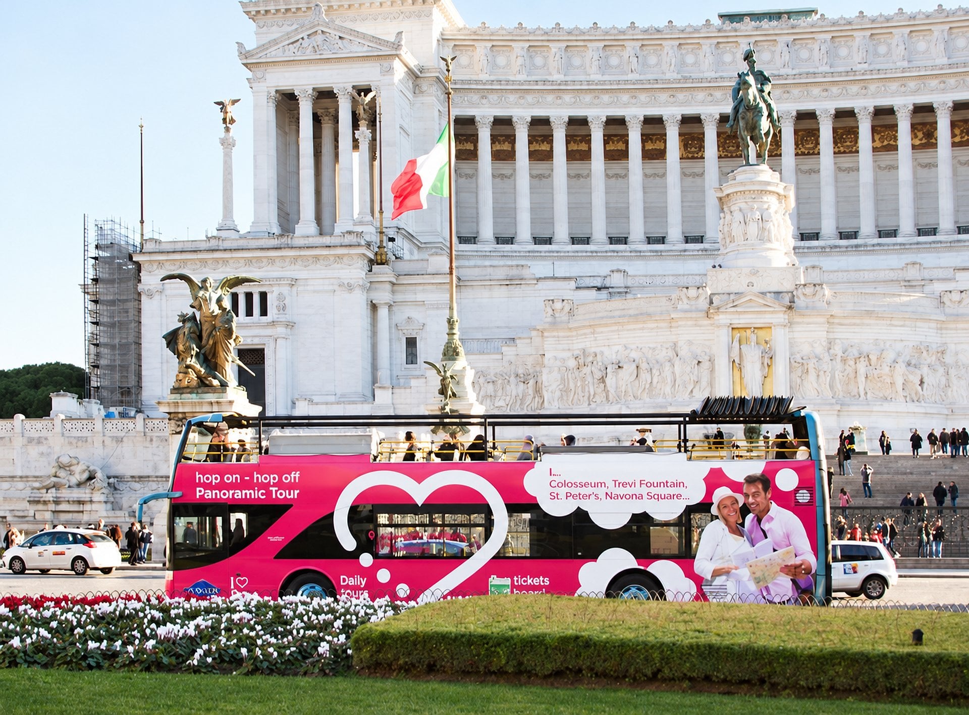 Bus Turistico Hop On Hop Off - I Love Rome - Imagen 3