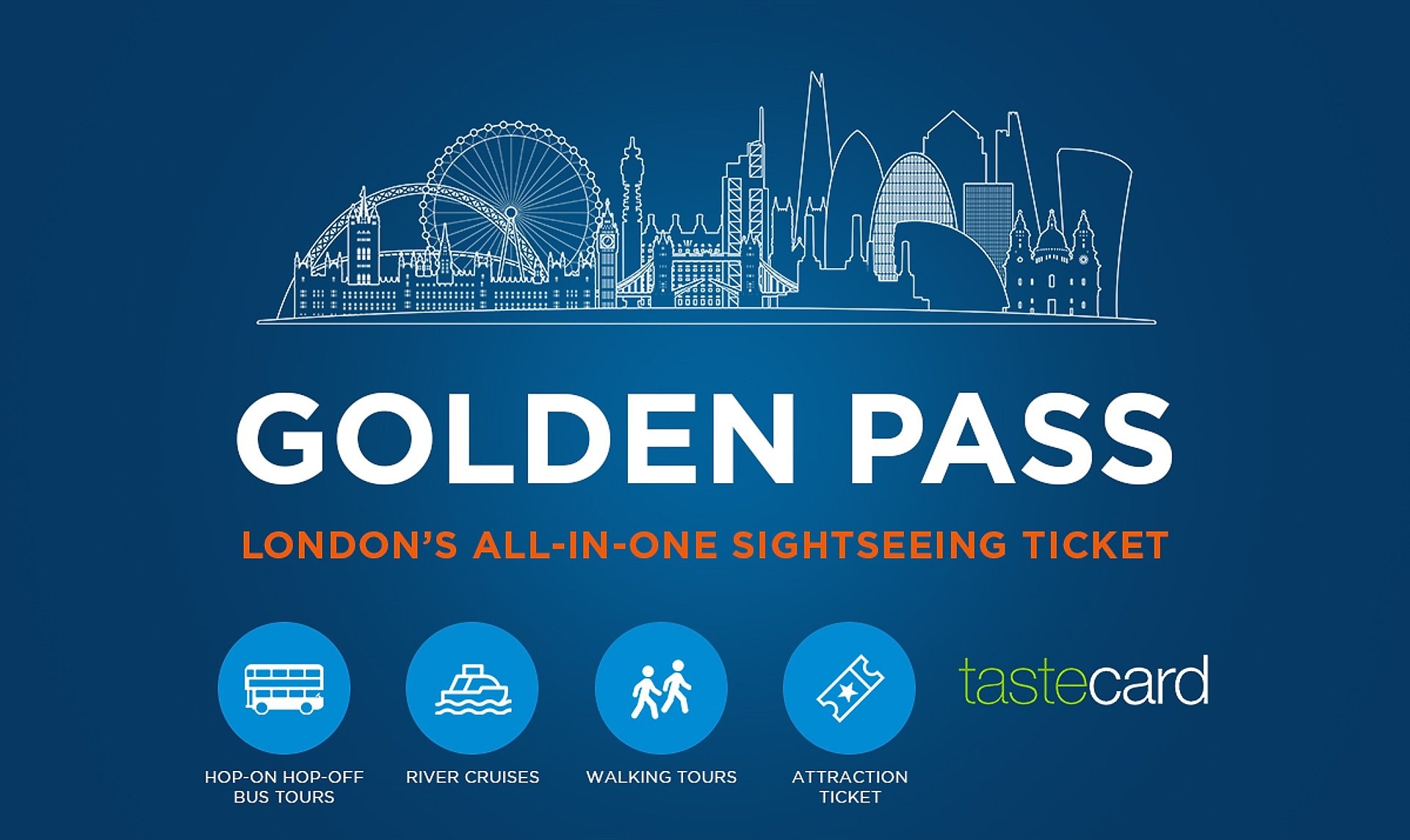 Golden Pass: billete turístico de Londres - Imagen 1