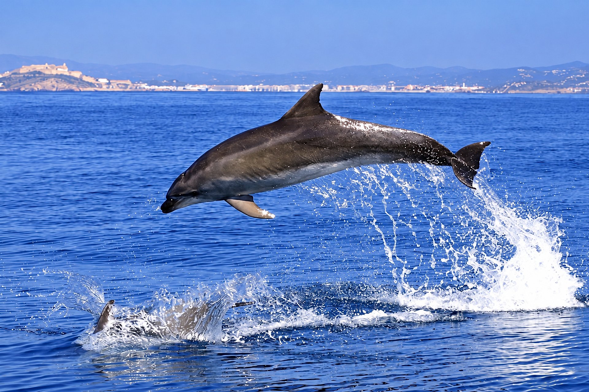 Delfines en Gibraltar - Imagen 1