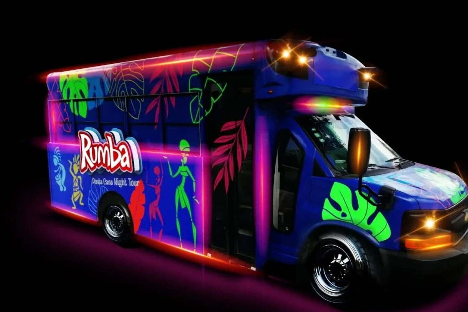 Rumba Punta Cana: bus discoteca y Hard Rock