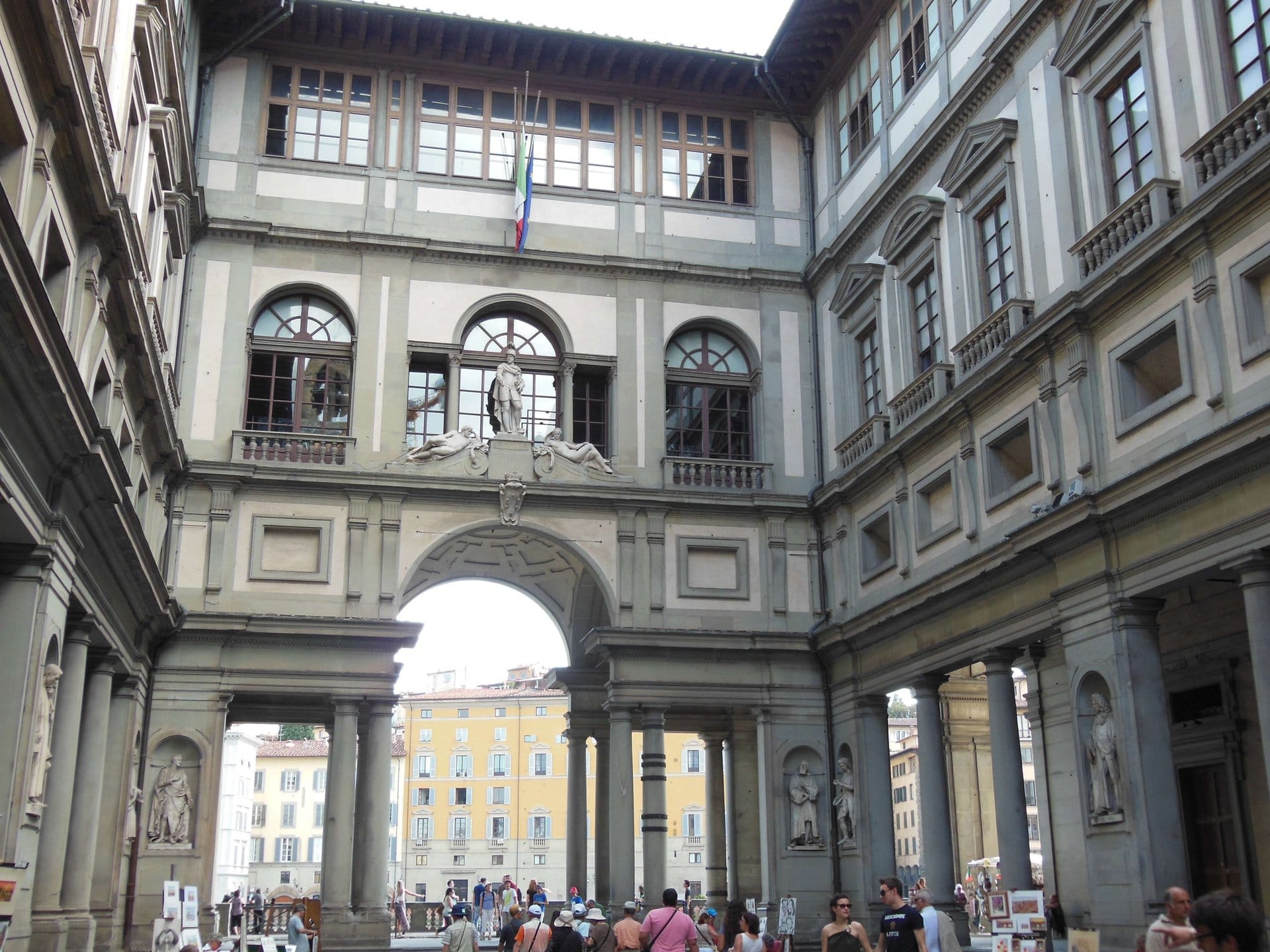 Florencia a pie con guía y Galería Uffizi