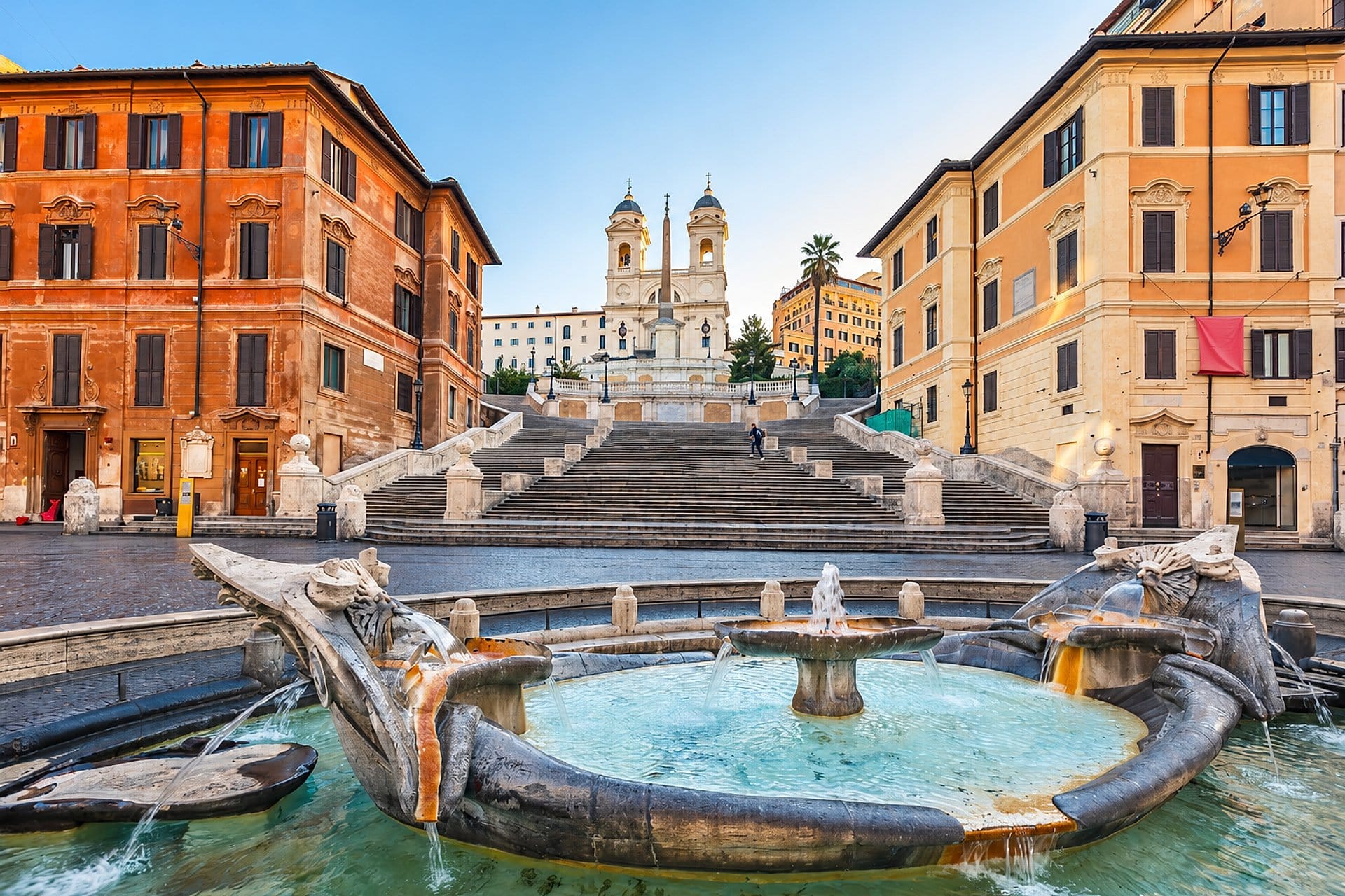 Plaza de España, Fuente de Trevi y Panteón