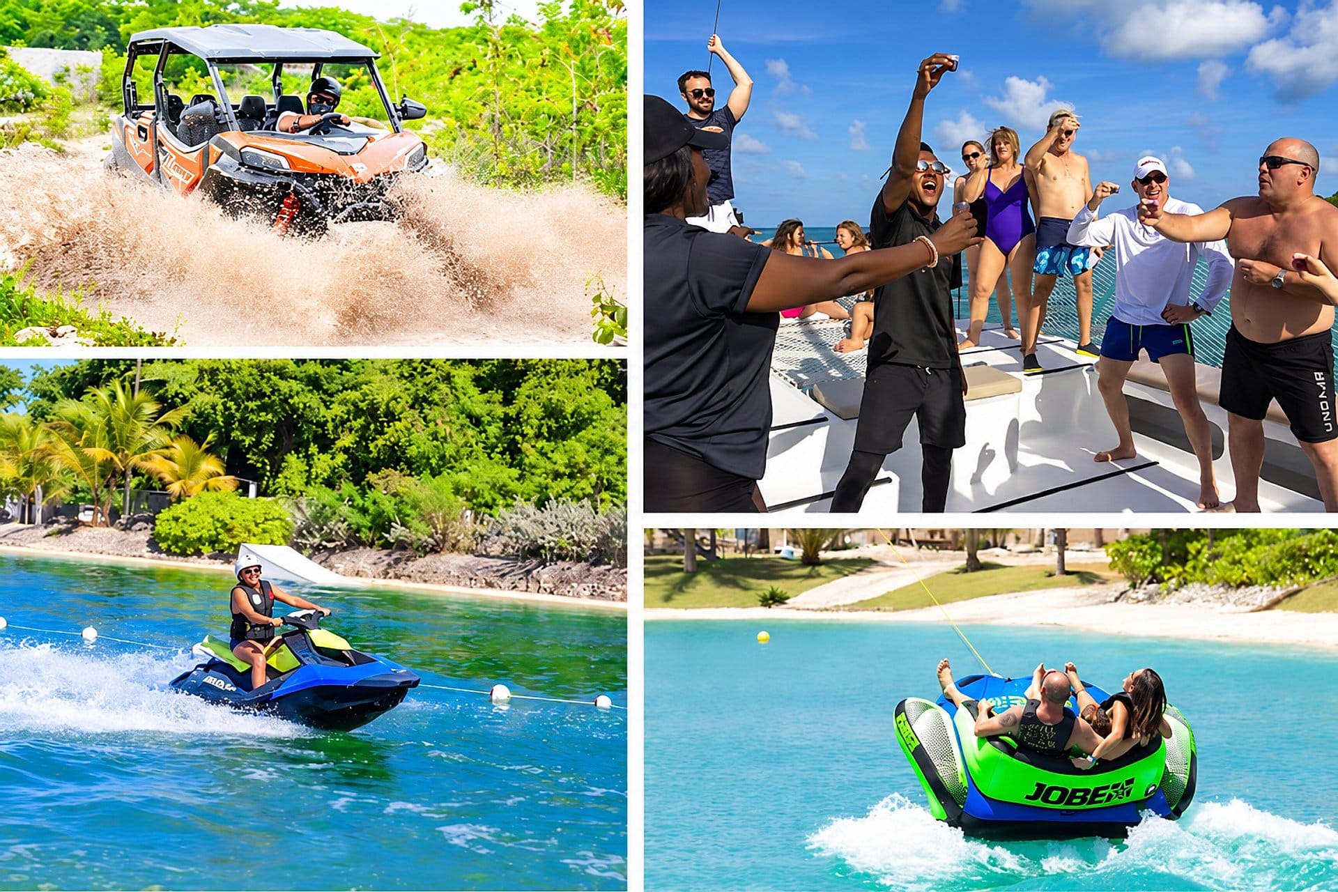 Motos acuáticas, buggies y aqua karts