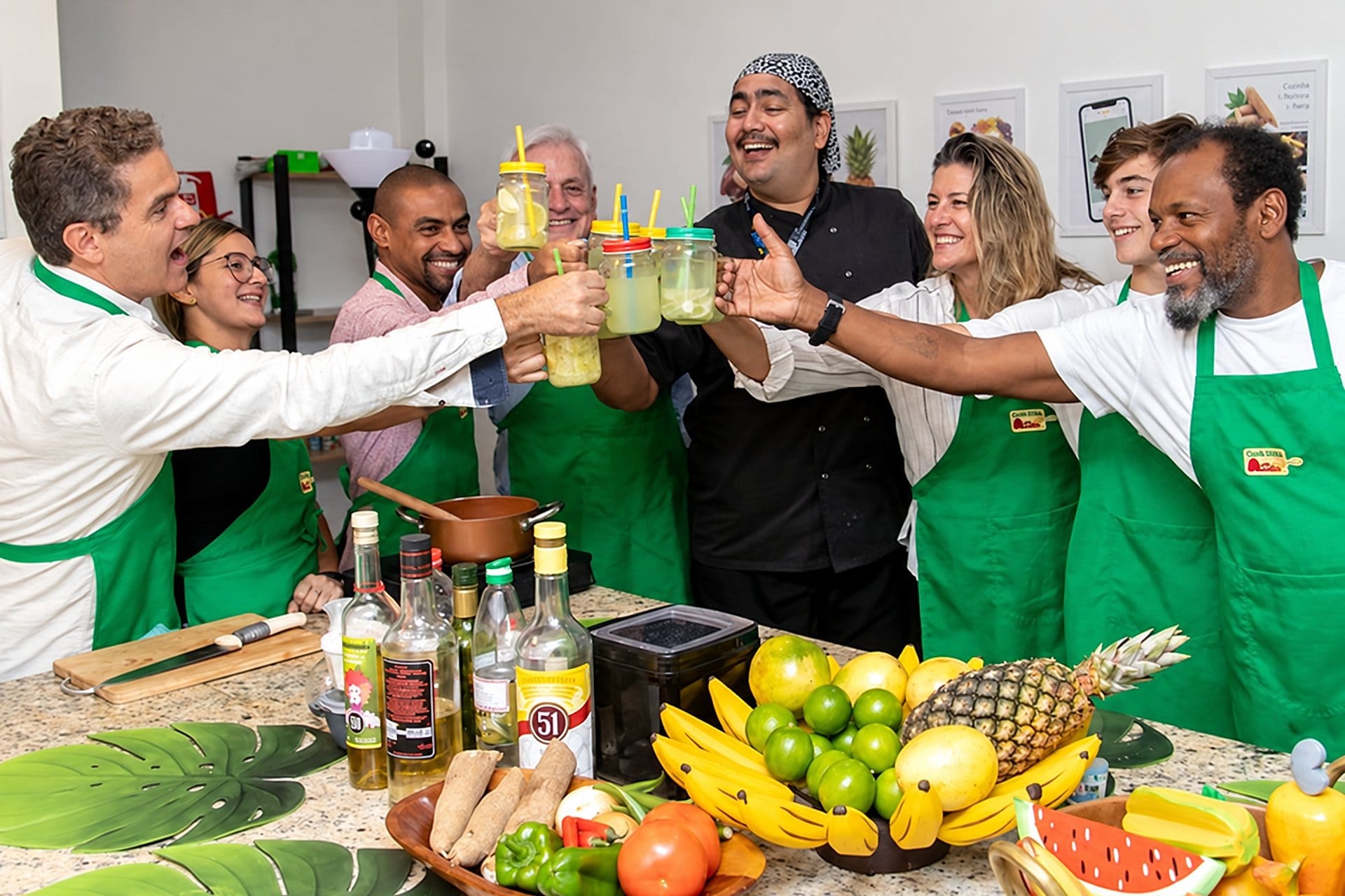 Clase de bebidas y aperitivos brasileños