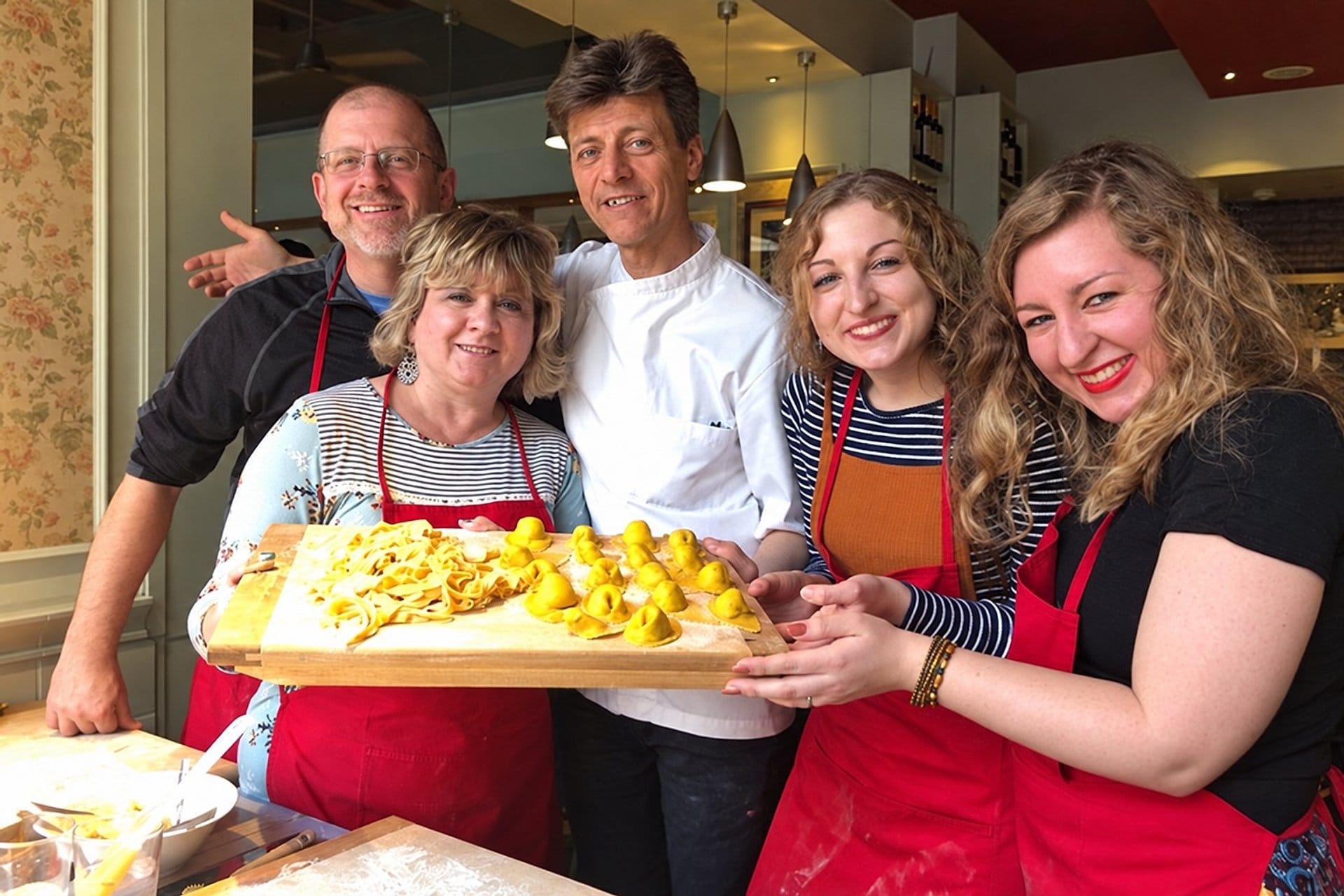 Clase exclusiva de elaboración de pasta