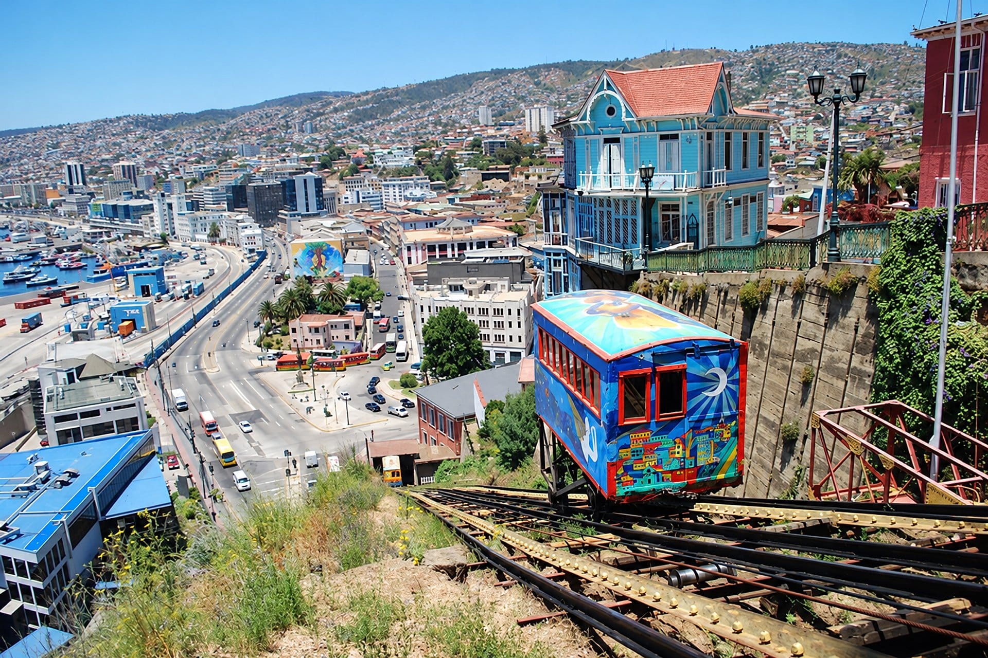 Viña del Mar y Valparaíso en escala